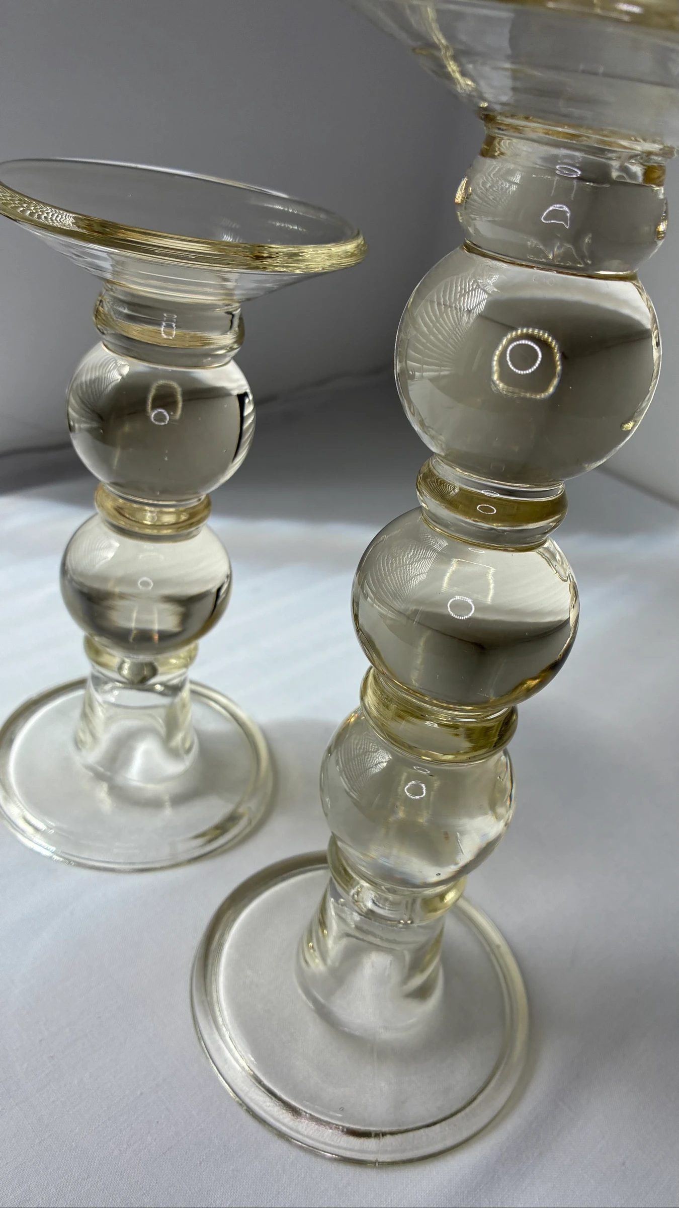 Candelabros de vidro (conjunto de 2) – photo 4